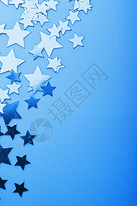 蓝色星星背景 喜悦 边界 快活的 蓝色的 季节性的 发生 礼物图片