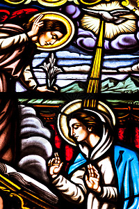 彩色玻璃窗 染色的 教会 大教堂 复活节 徒 天主教图片
