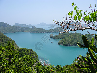 国家海洋公园 假期 游客 泰国 水 天空 全景 爬坡道图片