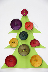 具有创造性的圣诞节 假期 明信片 树 装饰风格 可爱的背景图片