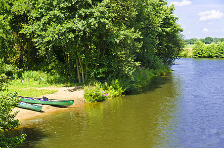 独木舟 冒险 皮划艇 日出 森林 天空 皮艇 水域图片