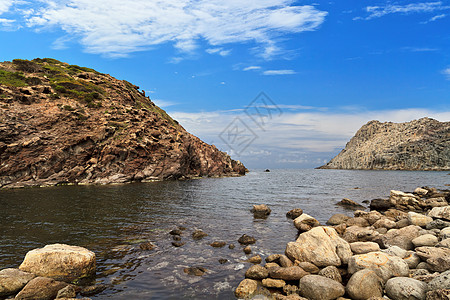 卡拉菲科湾-圣彼得罗岛 海 岩石 花岗岩 地中海 多岩石的图片