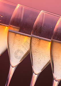 香槟玻璃杯 长笛 庆祝 庆典 圣诞节 假期 火花 天图片