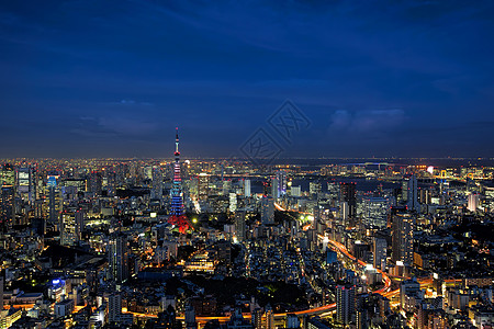 东京天线 黄昏 城市景观 亚洲 高的 晴空塔 天际线 日落图片