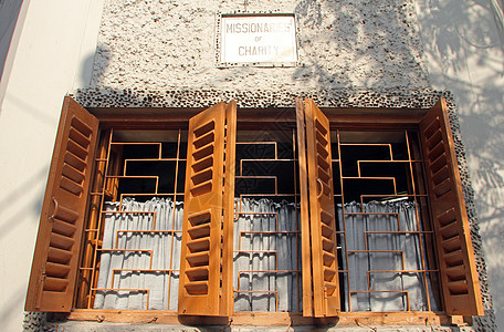 母亲之家的窗户 Teresa修女以前住的地方 加尔各答图片