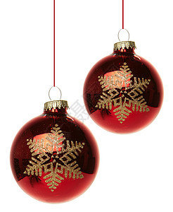 圣诞节装饰红色 星星 圣诞星 玩具 球 金子 装饰品 丝带图片
