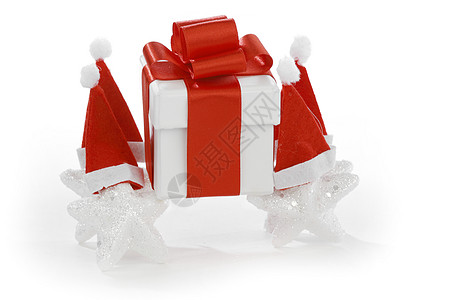 圣诞星 展示 庆祝 装饰风格 盒子 周年纪念日 庆典 丝带 问候语图片