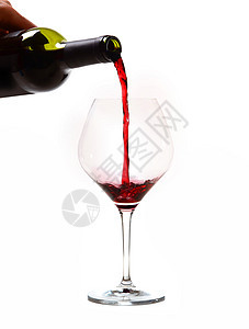 手握瓶装满玻璃的红酒 运动 庆典 美食 干杯 玻璃器皿图片