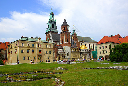 克拉科夫 克拉科夫 Wawel Hill的Wawel教堂 上帝 瓦维尔图片