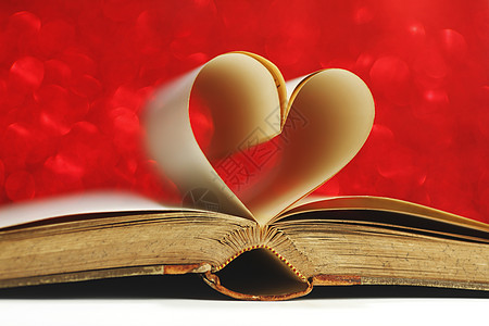书里面的心 教育 天 浪漫的 爱 白色的图片