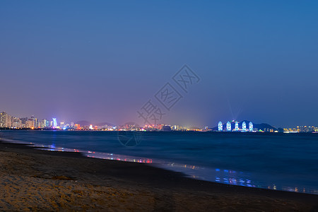 三亚湾 宁静 娱乐 中国 海滨 光束 阳光图片