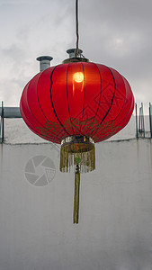 红灯 上海 传统 龙 灯笼 节日 繁荣图片