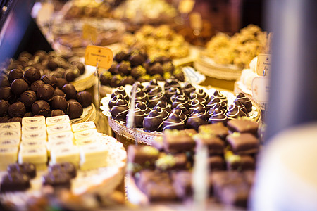 糖果乐园巧克力糖果 吃 手工制作的 坚果 甜点 卡路里 饮食 松露背景