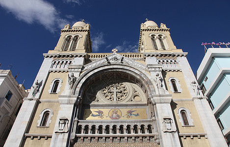 电力塔圣文森德保罗大教堂是突尼斯的罗马天主教堂 宗教背景