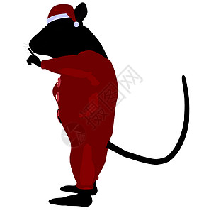 圣诞鼠标 I 说明 Silhouette 卡通片 香椿图片