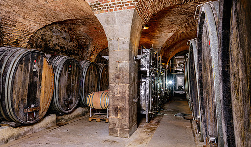 旧酒室 有桶 欧洲 发酵 软木塞 增值税 葡萄栽培 木桶 西班牙图片