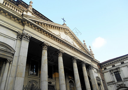 意大利都灵教堂背景图片