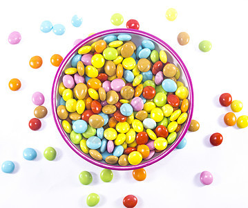 多彩的糖果甜食 红色的 糖豆 假期 食物 生日 可口的图片