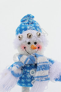 玩具雪人 手 围巾 夹克 孩子 胡萝卜 腿 冬天图片