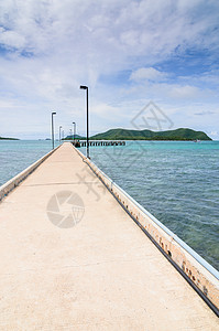 绿色岛屿和海洋自然景观 海景 水 路 美丽的图片