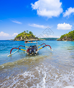 佩尼达岛努沙热带海岸线 天 旅行 蓝色的 石头高清图片