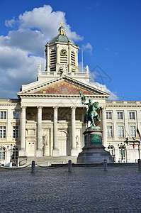 布鲁塞尔皇家广场圣雅克·苏苏苏-库登堡教堂图片