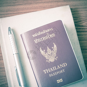 泰籍护照 交换 数据 商业 安全 卡片 银行 泰国背景图片