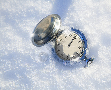 旧时钟 霜 自然 冬天 蓝色的 美丽的 户外图片