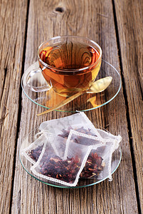 一杯茶 飞碟 小袋 可生物降解 非酒精性 木头 透明的 杯子 尼龙图片