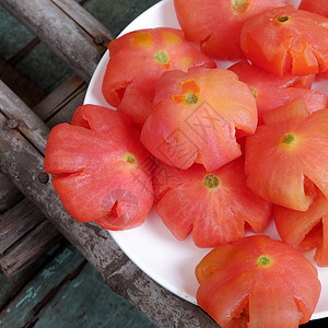越南食物 Tet 番茄酱 甜食 水果 糖 春节图片