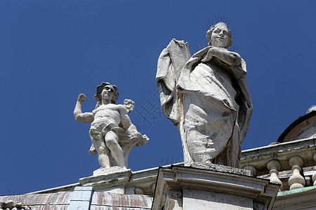 意大利帕尔马 圣和安吉尔 巴西利亚圣玛丽亚·德拉拉·斯特卡塔 纪念碑 天主教图片