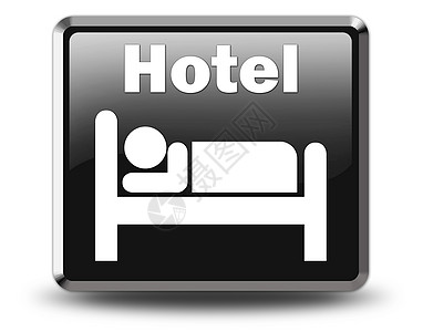 图标 按钮 皮卡图酒店 Lodling 睡觉图片