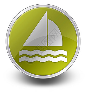 图标 按钮 象形图航行 假期 湖 航海的 娱乐 标识图片