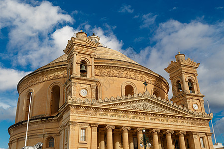 Mosta 国外的罗通达 马耳他 石灰石 环境 罗马天主教图片