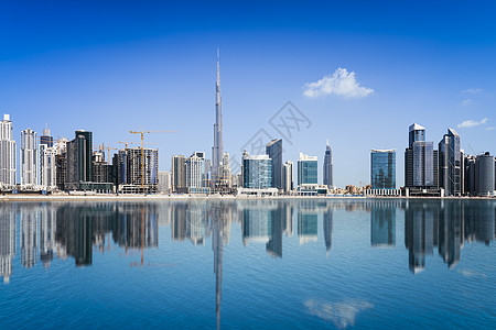 迪拜市中心 商业 高楼 美丽的 购物中心 城市景观 假期 迪拜塔图片