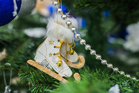 圣诞装饰品 玩具 盒子 球 圣诞老人 甘蔗 快乐的 姜饼 十二月图片