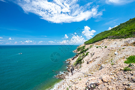 海水江崖南杜岛 路 太阳 海 天空 坚江 海景 自然 清水背景