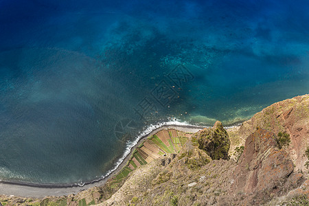 葡萄牙马德拉岛Gabo Girao的600米高悬崖 丰沙尔 公园图片