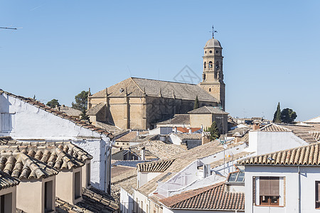 Baeza大教堂 Baeza市 世界遗产遗址 西班牙Jaen 古老的 吸引力图片
