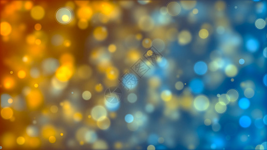 橙蓝和银颗粒 散景背景 辉光 蓝色的 闪耀 金子图片