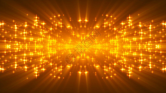 黑色许多粒子上闪闪发光的金色星星庆祝 3d 渲染背景 新星 火花图片