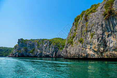 石窟泰国湾国家公园 暹粒 多彩 越南 蓝色的 海岸 天空背景