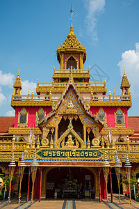 泰国的寺庙 泰国 户外 天 国王 装饰品 金的 建筑学图片