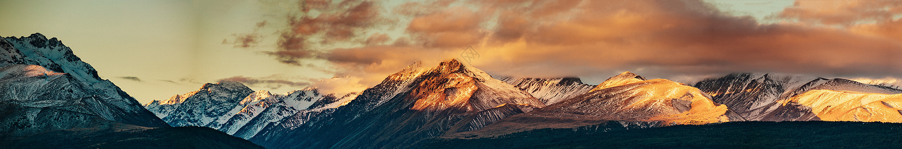 新西兰库克山和拉佩罗斯山峰日落 亚洲 顶峰图片