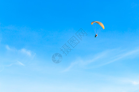 独力滑翔伞 航班 海洋 引擎 夏天 户外 动力伞 空气图片