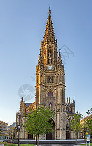 西班牙圣塞巴斯蒂安大教堂 牧师 城市图片