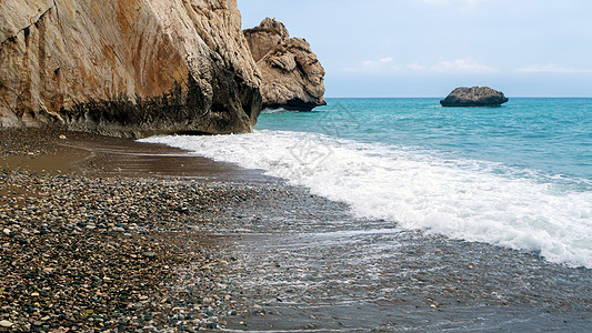 爱之海边 爬坡道 女神 砂岩 神话 海浪 希腊图片