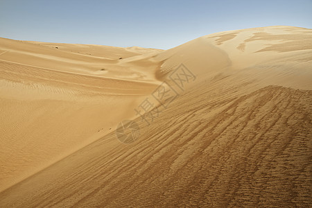 沙漠中美丽的沙丘图片