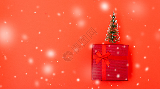 新年圣诞节圣诞假期作文顶视图红色 gif 高架图片