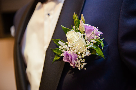 Groom的结婚饰品 领带 西装 袖扣 腰带和鞋子 假期 燕尾服图片